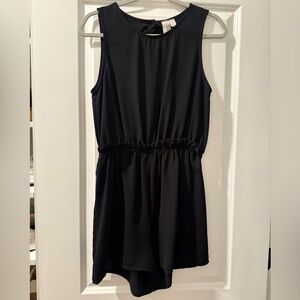 Anthropologie Black Sleeveless Romper